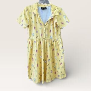 Disney Cakeworthy Dress Size Large Beauty Beast Belle Stretch Disneybound